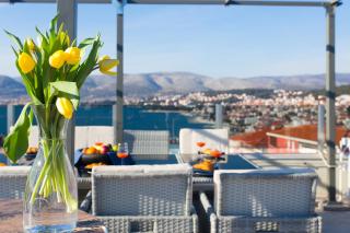 Oceanview Deluxe penthouse apartment with 89m2 living space & 90m2 roof terrace - Trogir - 0