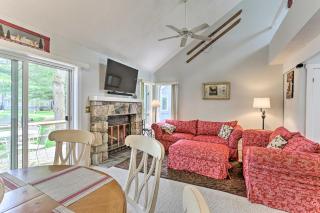 Deck and On-Site Fishing Pond Lake Harmony Home! - 8