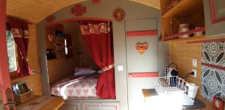 Roulotte romantique chauffée en Cévennes - Monteils - 1