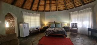 Double Rondavel with Dam views - Pelindaba - 3