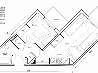 Bel appartement 2 pièces 4/5 pers, 2 balcons, proche pistes - FR-1-455-177 - 8