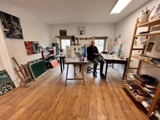 Grande chambre chez l'artiste-peintre - La Réole - 5
