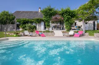 Au Coeur du Bien-Etre, chalet avec piscine chauffée et couverte, SPA, sauna, massages - Monteaux - 9