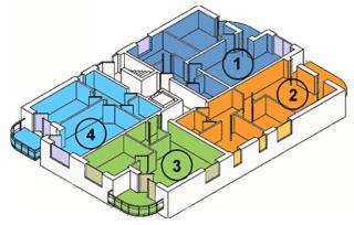 Haus Niedersachsen Apartment 1 - 6