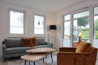 Terrasse, gratis Nutzung vom AHOI Erlebnisbad und Sauna in Sellin - Meeresblick FeWo 78 - Göhren - 5