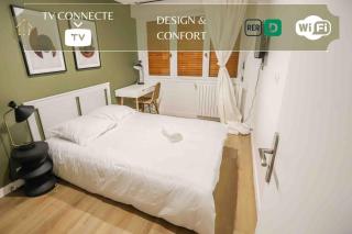 Appart'Hôtel Le Bright Evry- 4 Chambres Design - Évry-les-Châteaux - 9