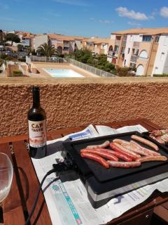 les raisins d'or Appartement 4 pers 1 ch Piscine Parking - Cap d'Agde - 6