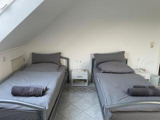 Parkplätze, Einzelbetten, 2 Balkone, fast Wi-Fi 100 Mbit, Homeoffice, Aufzug, lichtdurchflutet, Panoramablick - Erlensee - 3