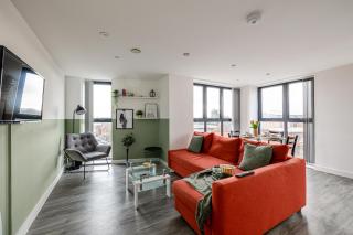 Stunning 2 bed apt with free parking close to CC - Manchester - 0