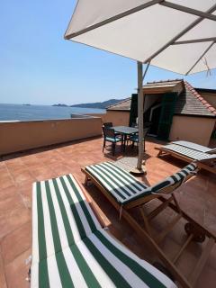 WELCOME RIVIERA - ATTICO SAN FAUSTINO 165 mq più 110 mq di terrazza- IN VILLA 700 ,VISTA MARE STREPITOSA-100 m dalla spiaggia-PARKING ESCLUSIVO - 2