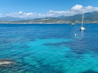 F2 avec jacuzzi, pétanque, à 3 min mer, dans grande propriété - Porticcio - 4