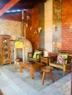 Casa charmosa com piscina aquecida, jacuzzi, ar - Pirenópolis - 5