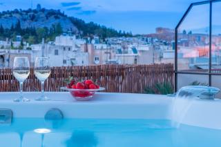 TopFloor Getaway Balcony&Hot tub+Acropolis view - Atene - 7