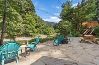 Cozy Creek Cabin - On Austin Creek Hot Tub - Dog Friendly - BBQ Grill - Fast WiFi - Cazadero - 7
