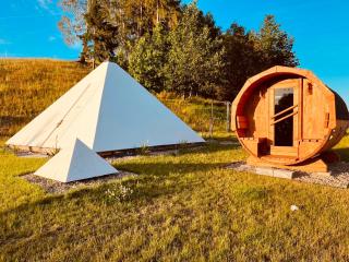 Domek Eden 7 z księżycowego drewna- prywatna balia z jakuzzi na życzenie - Gołubie - 8