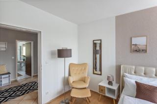 Charysma - Weserufer, stylish, Schlafzimmer mit Smart-TV, 2 Parkplätze - Hameln - 5