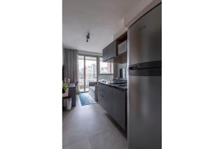 BHaus Jardins VN Melo Alves - Studio Premium com Varanda e Vista Incrível 16o andar - Cama Queen - Oscar Freire 200m - Academia - Lavanderia - Piscina - Coworking - Vaga de Garagem - Metrô 300m - Acomoda 2 pessoas - ma64 - 5
