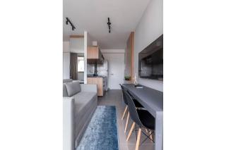 BHaus Jardins VN Melo Alves - Studio Premium com Varanda e Vista Incrível 16o andar - Cama Queen - Oscar Freire 200m - Academia - Lavanderia - Piscina - Coworking - Vaga de Garagem - Metrô 300m - Acomoda 2 pessoas - ma64 - 1