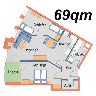 Ferienwohnung Nordseebrandung A3.3 - 1