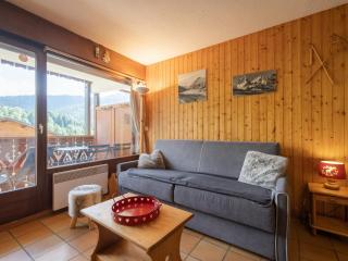 Studio 3***, 4 pers, haut du village, proche pistes et commerces, garage inclus, La Clusaz - FR-1-304-55 - La Clusaz - 0
