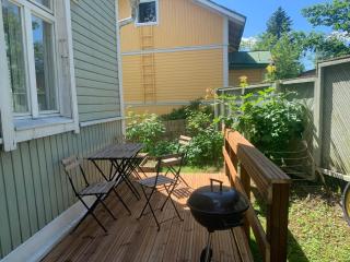 SELF-SERVICE wooden studio with parking near Aura river - 3