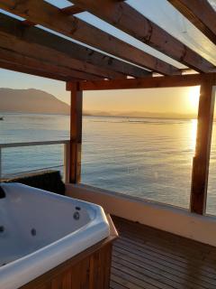 Paraiso Ribeirão da Ilha Jacuzzi por do sol - 7