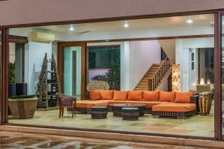 Saffronstays Casa Del Palms, Alibaug - luxury pool villa with chic interiors, alfresco dining and island bar - Alibaug - 1