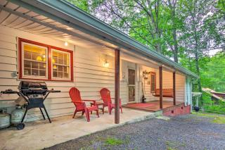 Fire Pit and Porch! Rustic Linville Falls Cottage - 9