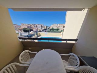 Appartement cosy 2 pièces avec cabine, terrasse et piscine, près de la plage à Marseillan - FR-1-326-674 - Marseillan - 9