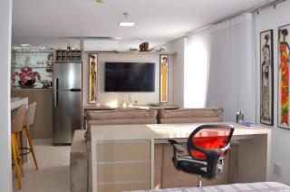 r-FLAT MOBILIADO, PARQUE FLAMBOYANT,GOIÂNIA,GARAGEM,LOCAÇÃO MINIMA 2 NOITES - 3