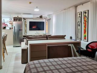 r-FLAT MOBILIADO, PARQUE FLAMBOYANT,GOIÂNIA,GARAGEM,LOCAÇÃO MINIMA 2 NOITES - 4