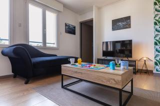 Bleu rivage F3 bord de l'Allier - parking gratuit - 2 étoiles - Vichy - 8