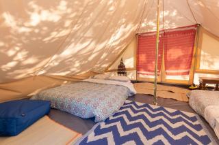 Wood Cabin & 4 Large Bell Tents - Hapus Hideaway - 8