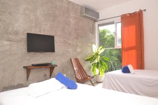 Relaxing comfortable jungle view Eklum Villa Rivera Maya Puerto Morelos POOL AC GYM GATED COMMUNITY - 3