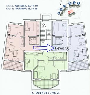 Residenz Bellevue Fewo 58 Fewo cc Herrmann - 6