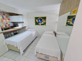 Lindo Estúdio vista mar com cama king - 5