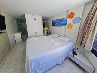 Lindo Estúdio vista mar com cama king - 7