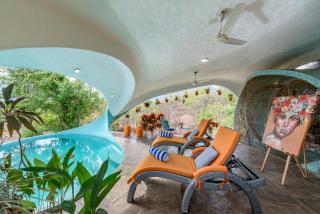 SaffronStays AsanjA Dragonfly - 3 BR India first earth sheltered home - 9