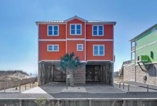 6807 East Beach Drive-The Orange House - Oak Island - 0