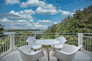 moderne Ferienwohnung mit Balkon, Meerblick - Ferienresidenz Zwei BoddenFeWo 1-5 - Lietzow - 7