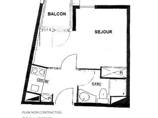 Studio cosy 2 pers avec balcon, pied des pistes, Reberty 1850 - FR-1-452-144 - 5