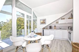 moderne Ferienwohnung mit Balkon, Meerblick - Ferienresidenz Zwei BoddenFeWo 1-5 - Lietzow - 1