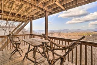 Deck and Million Dollar Views Beech Mountain Cabin - 9