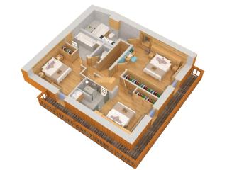 Chalet familial 6 adultes et 5 enfants avec sauna à 300m des pistes et centre Méribel - FR-1-565-10 - Les Allues - 9