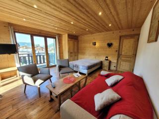 Appartement centre-station avec balcons, 3 étoiles, proche commerces et pistes, 5-6 pers. - FR-1-598-106 - Les Gets - 9