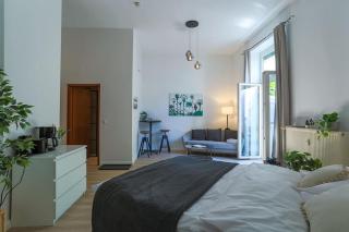 Cozy-Livings Altbau mit Terrasse und Küche am Stadtpark - Bad Nauheim - 5