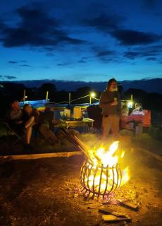 Summit Camping Kit Hill Rd Cornwall Panoramic Views Grass Pitch from 15pn or Bella Bell Tent 75pn - 7