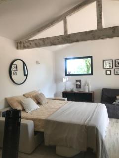 LA BRINDILLE Petit mas provencal meublé de tourisme 3 étoiles 2-3 personnes 1 piece 30 m2 tout confort lisière foret jardin Jacuzzi Piscine - Saint-Paul-en-Forêt - 5