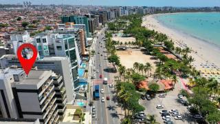 Edf Casabela - Apartamento Beira Mar com 2 quartos sendo 1 suíte com vista para as piscinais naturais com ar condicionado em todos os quartos e na sala - 1 vaga de garagem - Maceió - 4