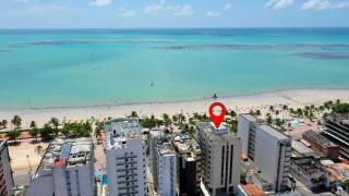 Edf Casabela - Apartamento Beira Mar com 2 quartos sendo 1 suíte com vista para as piscinais naturais com ar condicionado em todos os quartos e na sala - 1 vaga de garagem - Maceió - 8